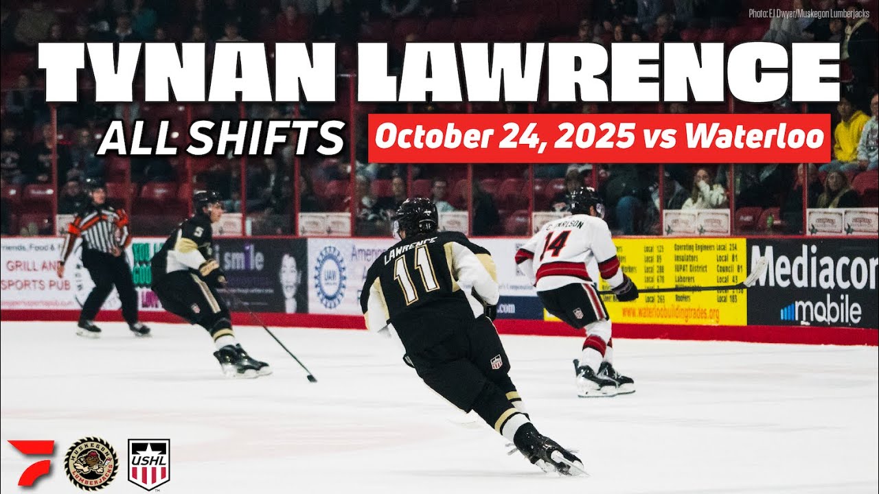 Every Tynan Lawrence Shift From His Season Debut With The Muskegon Lumberjacks | 2026 NHL Draft