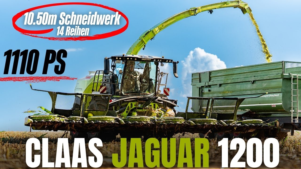NEW Claas Jaguar 1200 | Wagner Agrar Service | 1110PS #agriculture #farming #lpgostharz #claas