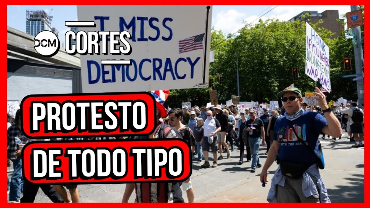 AROEIRA: HÁ PROTESTO DE TODO TIPO CONTRA TRUMP NAS REDES E NOS EUA