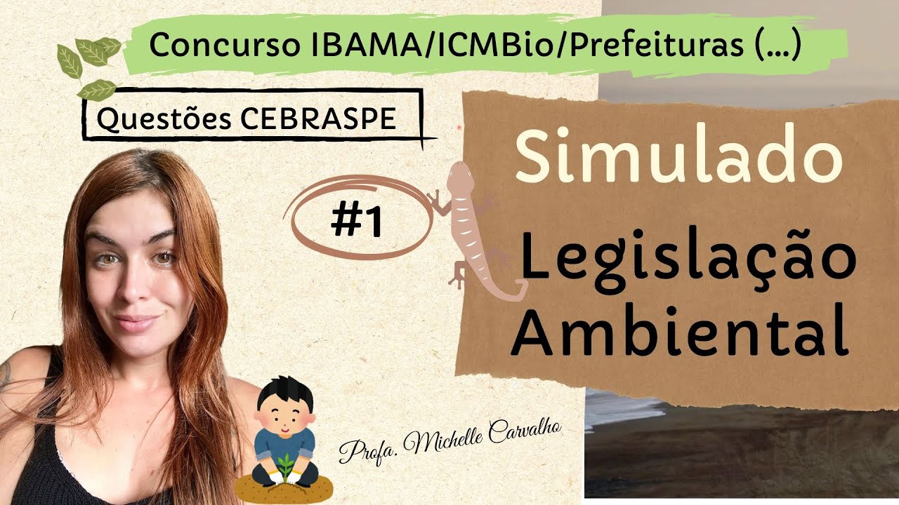 | Legislação Ambiental | Simulado da Legislação Ambiental (CEBRASPE) - Aula 1