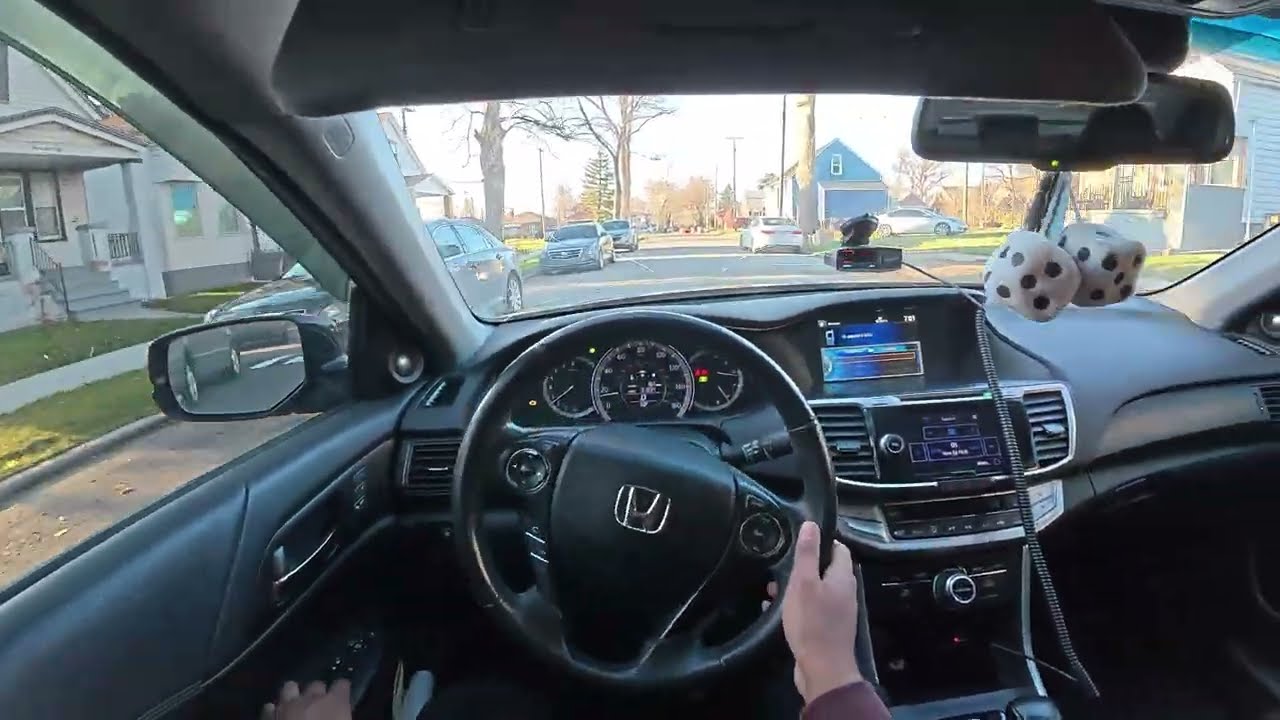 Pov Honda Driver cutting up on v6 Honda Accord 278 hp EX-L