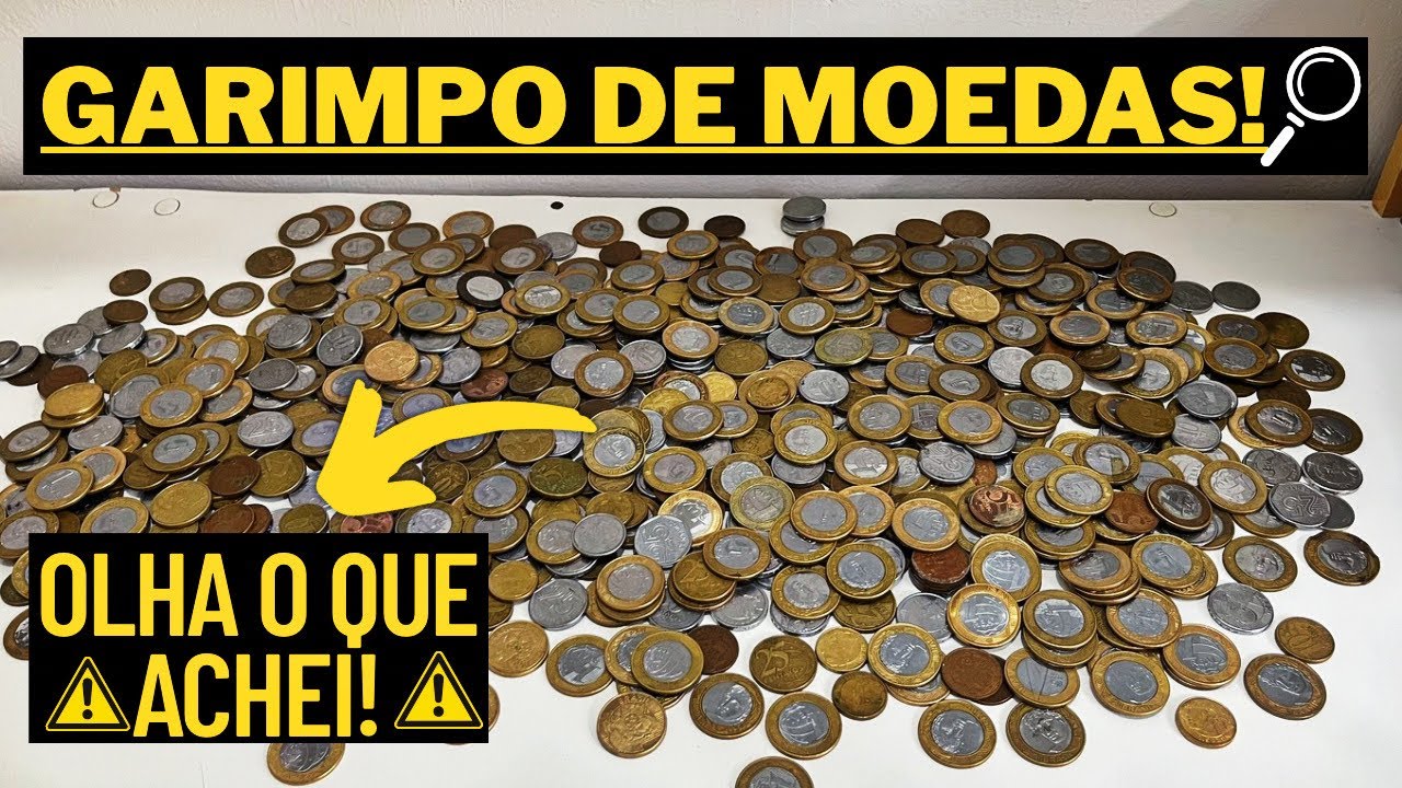 JUNTEI MOEDAS POR MESES E O RESULTADO DO GARIMPO FOI SURPREENDENTE 