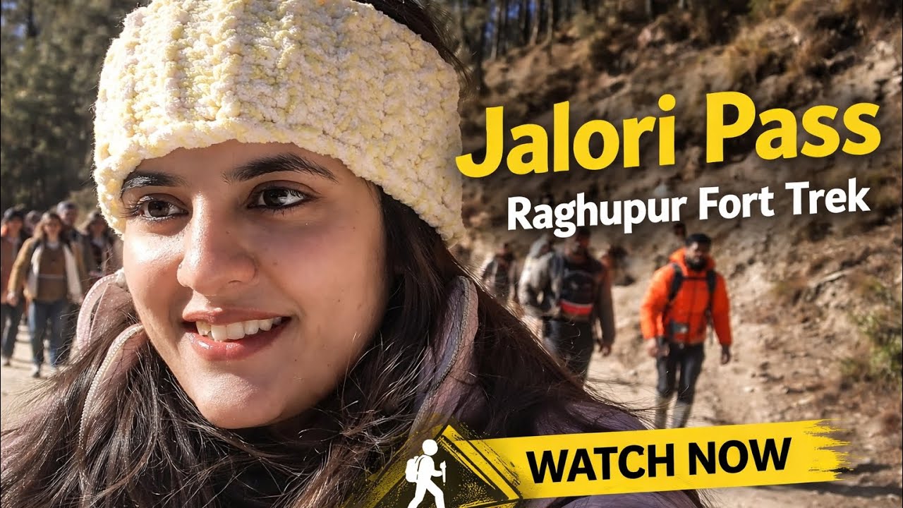 Day 2 in Jibhi 🌲 | Jalori Pass to Raghupur Fort Trek (The Journey Begins)