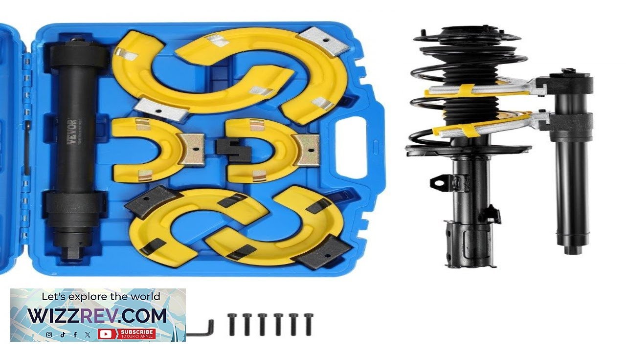 VEVOR Strut Spring Compressor Set Macpherson Strut Spring Compressor Kit Interchangeable