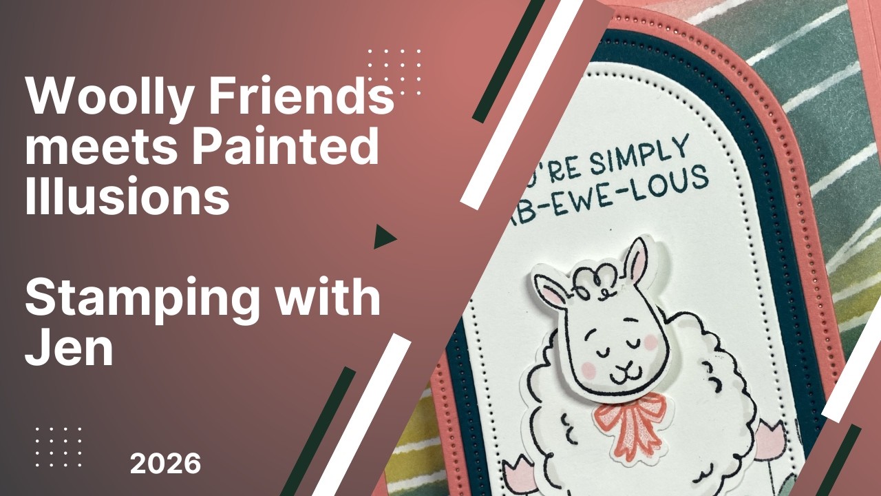Woolly Friends Fun Fold with Feb's Product of the Month