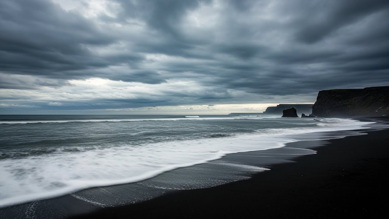 Ocean Waves for Deep Sleep | No Ads for Stress Relief and Calm Mind with Silent Beach Mood