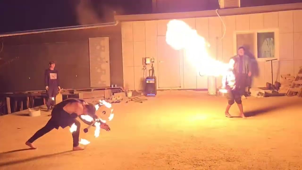 (26년)나인힐스 캠핑장 불멍 파이어댄스 (1/4)