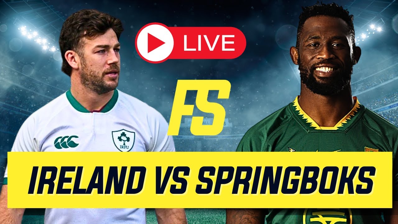 SPRINGBOKS vs IRELAND LIVE! | Ireland vs South Africa Live Commentary & Watchalong