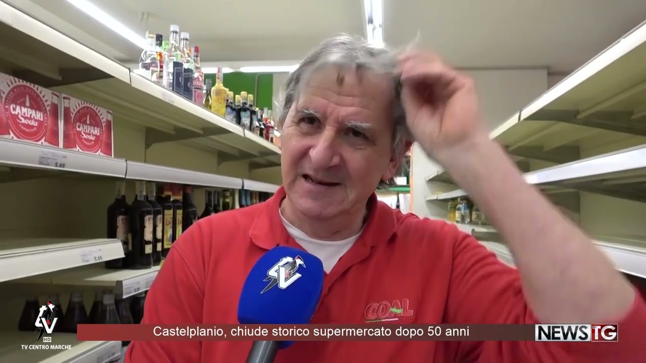 Castelplanio, chiude storico supermercato dopo 50 anni