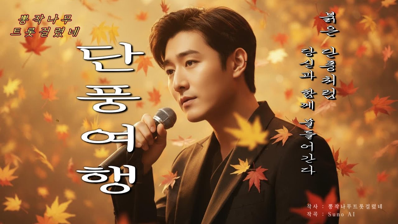 《단풍여행》｜🍁가을에 물든 사랑, 세월이 흘러도 변하지 않는 사랑을 노래한 감성 트롯  💞｜뽕작나무 트롯걸렸네 Official