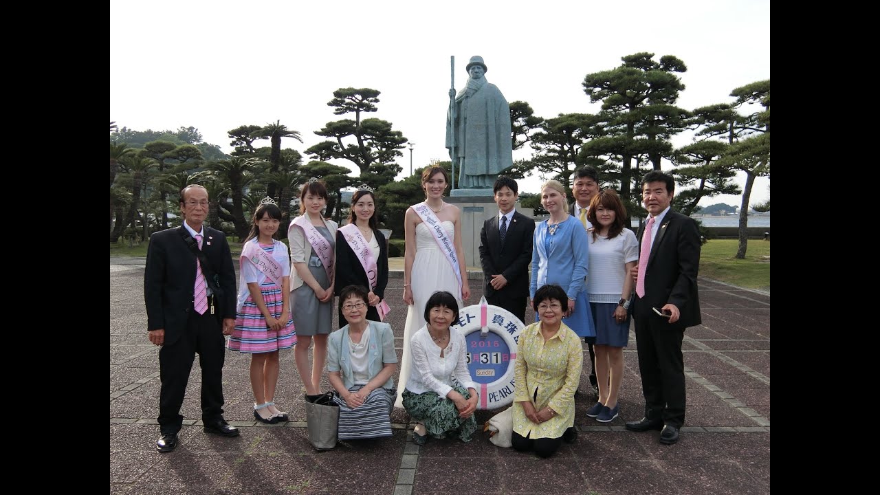 The 2015 Cherry Blossom Queen's visit to Ise Part 2 ( Mikimoto Pearl Island)