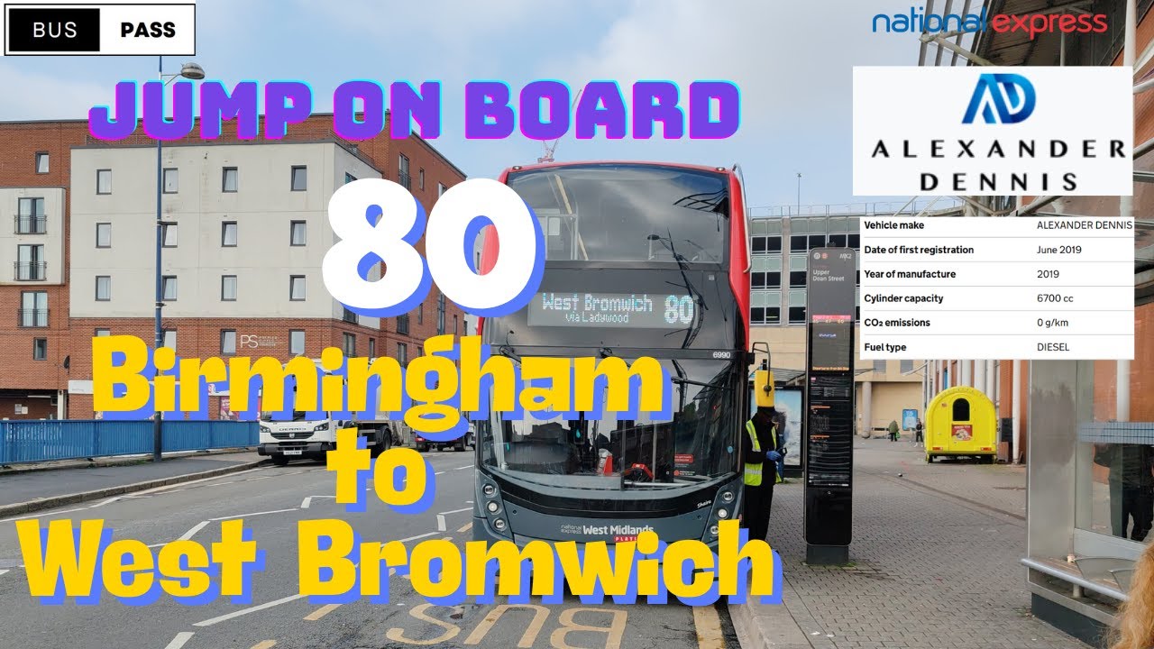 🚍🚌 Route 80 Birmingham to West Bromwich | Journey Through History & Charm 🌆✨