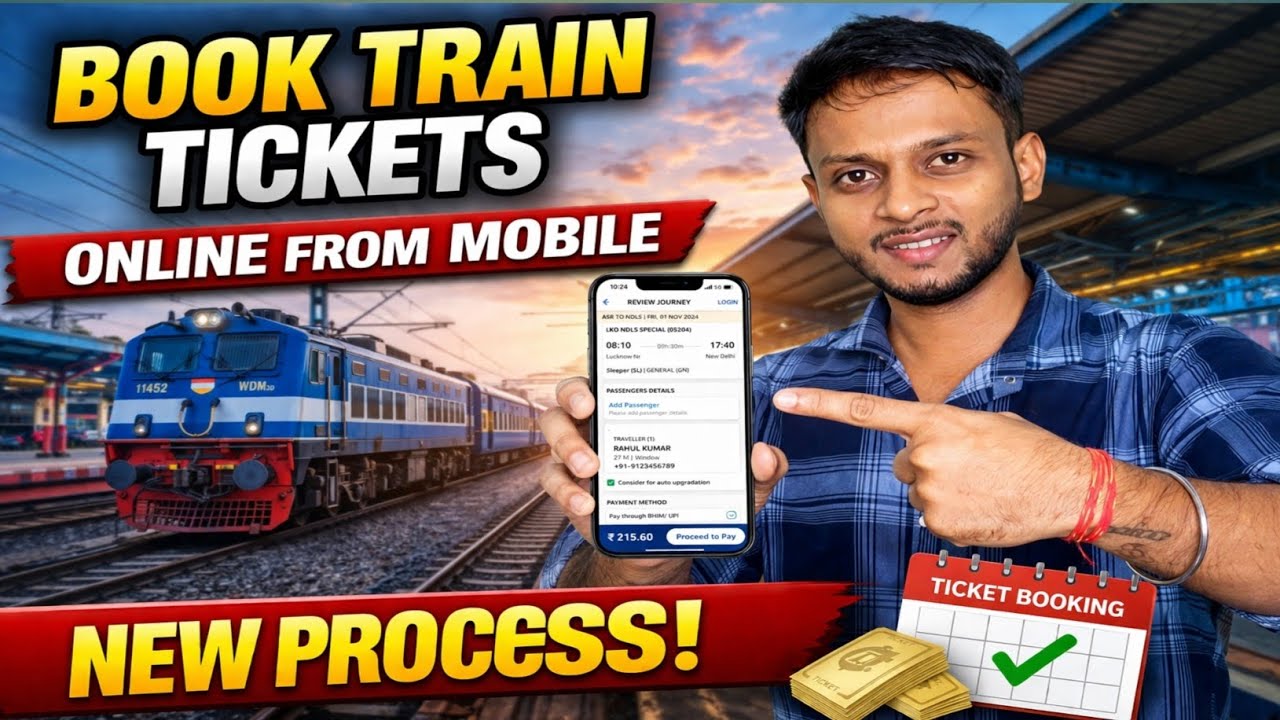 Train Ticket Booking Online|how to book train ticket online