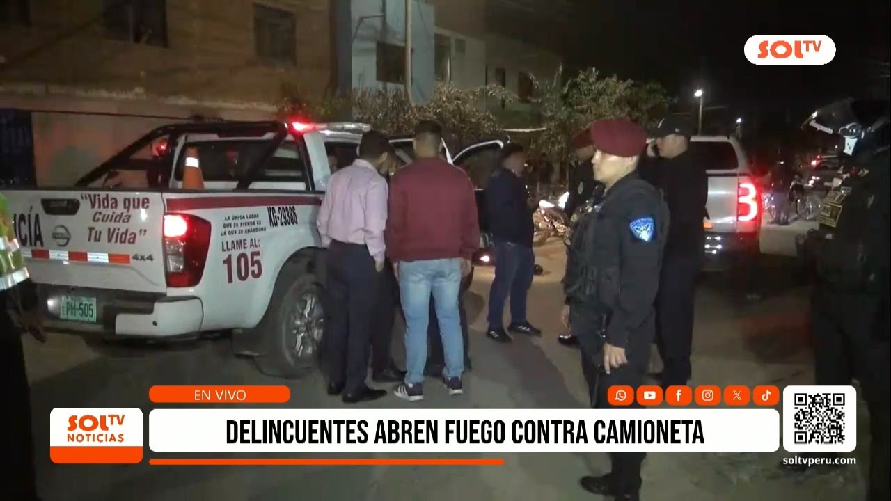 Trujillo: operativo con drones dio con la captura de implicados de atentado