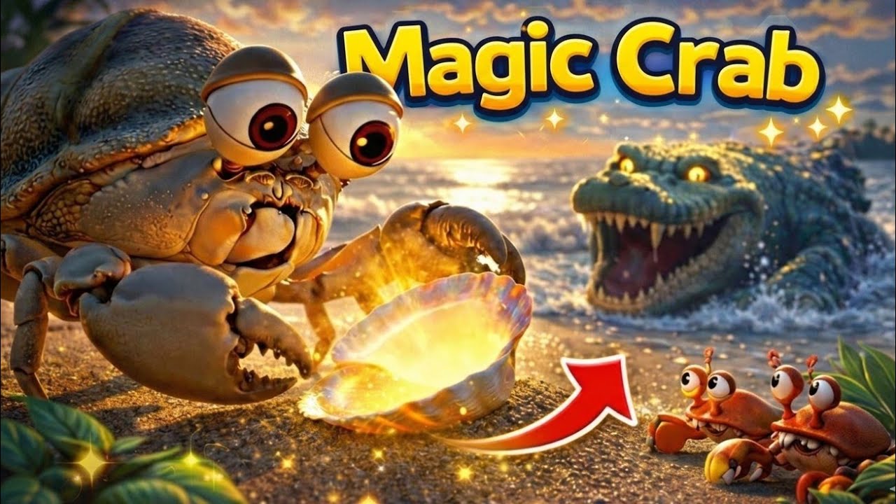 Magic Crab | A Beautiful Silent Animated Short Film 🦀✨