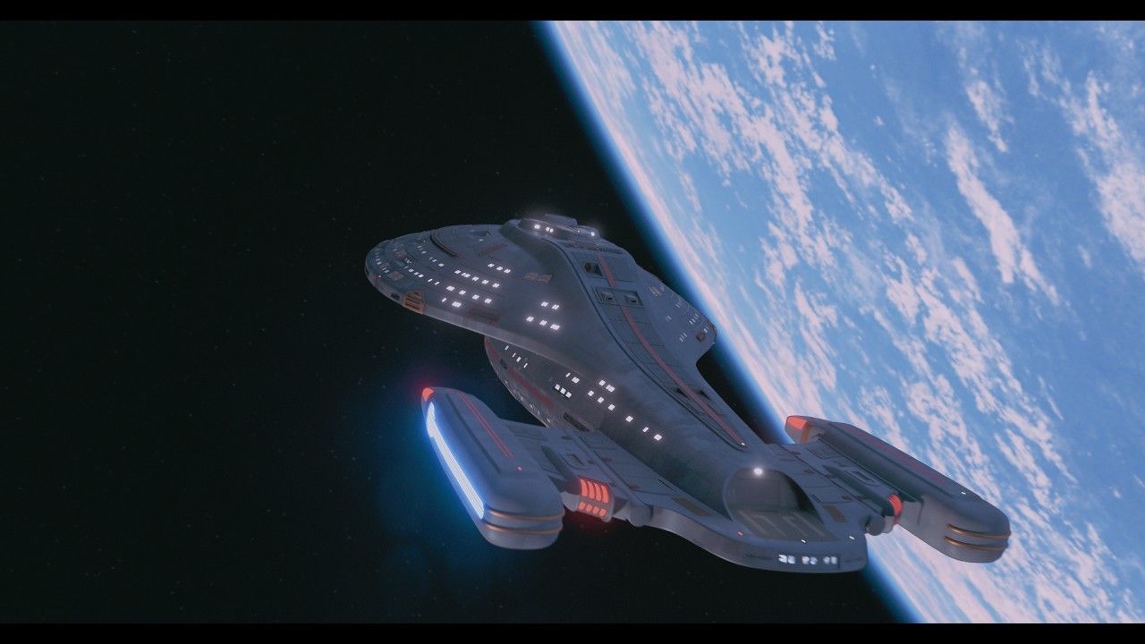 USS Voyager Flyby | [MYVFX]