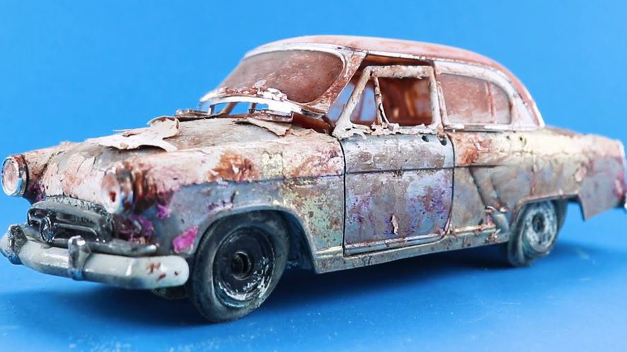 Restoration Classic 1970 Volga Gaz in 10 Minutes - Restoration Volga Gaz Abandoned | Model Cars