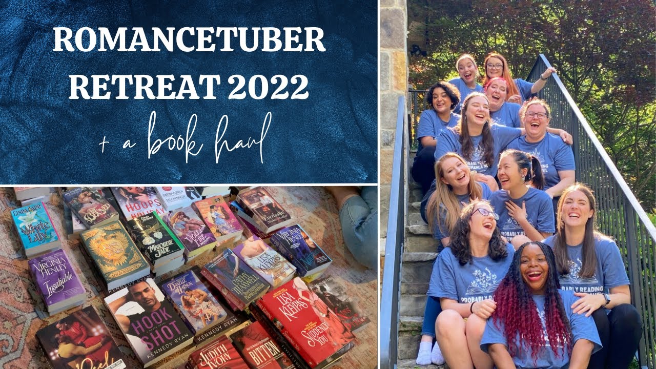 romance booktuber retreat 2022 & a book haul💕📚