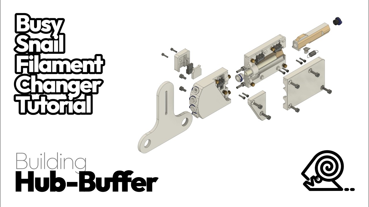 BusySnail Filament Changer Build Tutorial: Hub Buffer