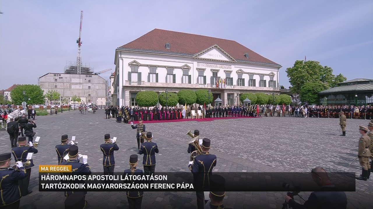 Három napos apostoli látogatáson tartózkodik Magyarországon Ferenc pápa