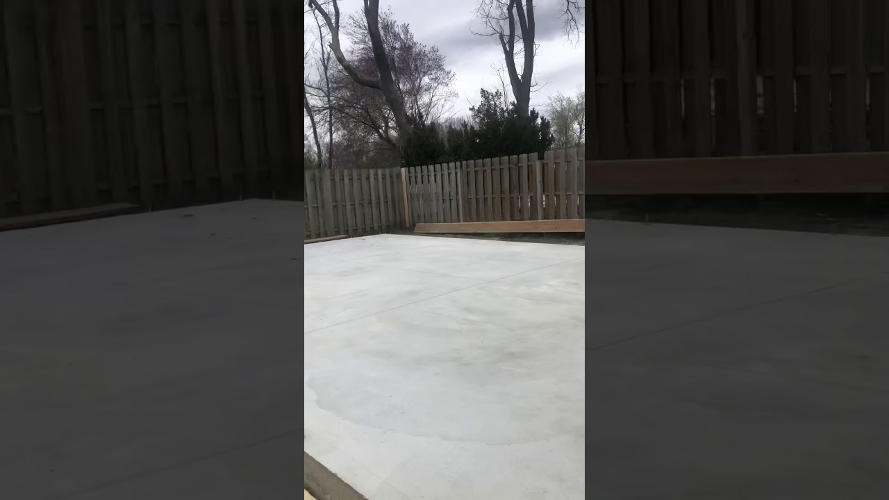 Squaring up concrete pad for garage wall plates