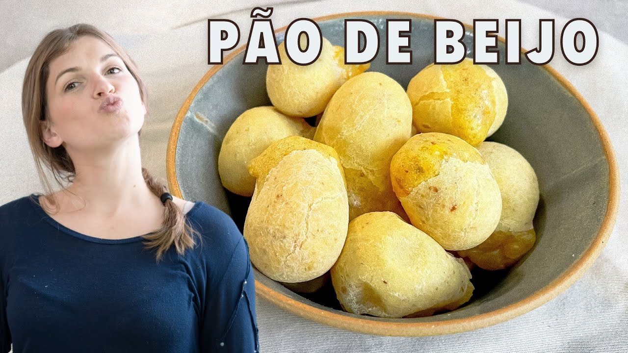 O melhor P&atilde;o de Queijo Vegano |P&atilde;o de Beijo