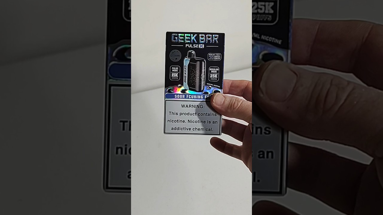 geek bar pulse x sour fcuking fab ASMR