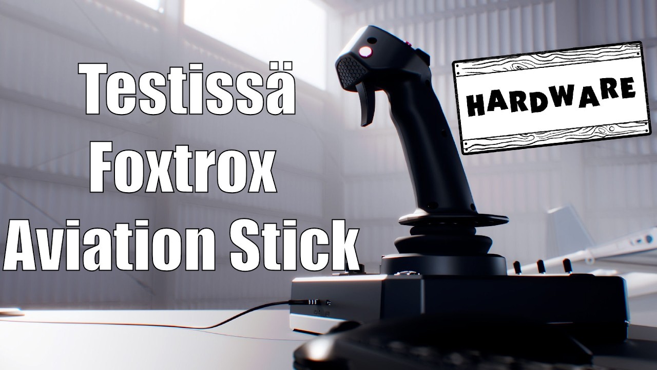 Testissä Foxtrox Aviation Stick – laatutikku isokätisille tai liikennelentäjille - Hardware