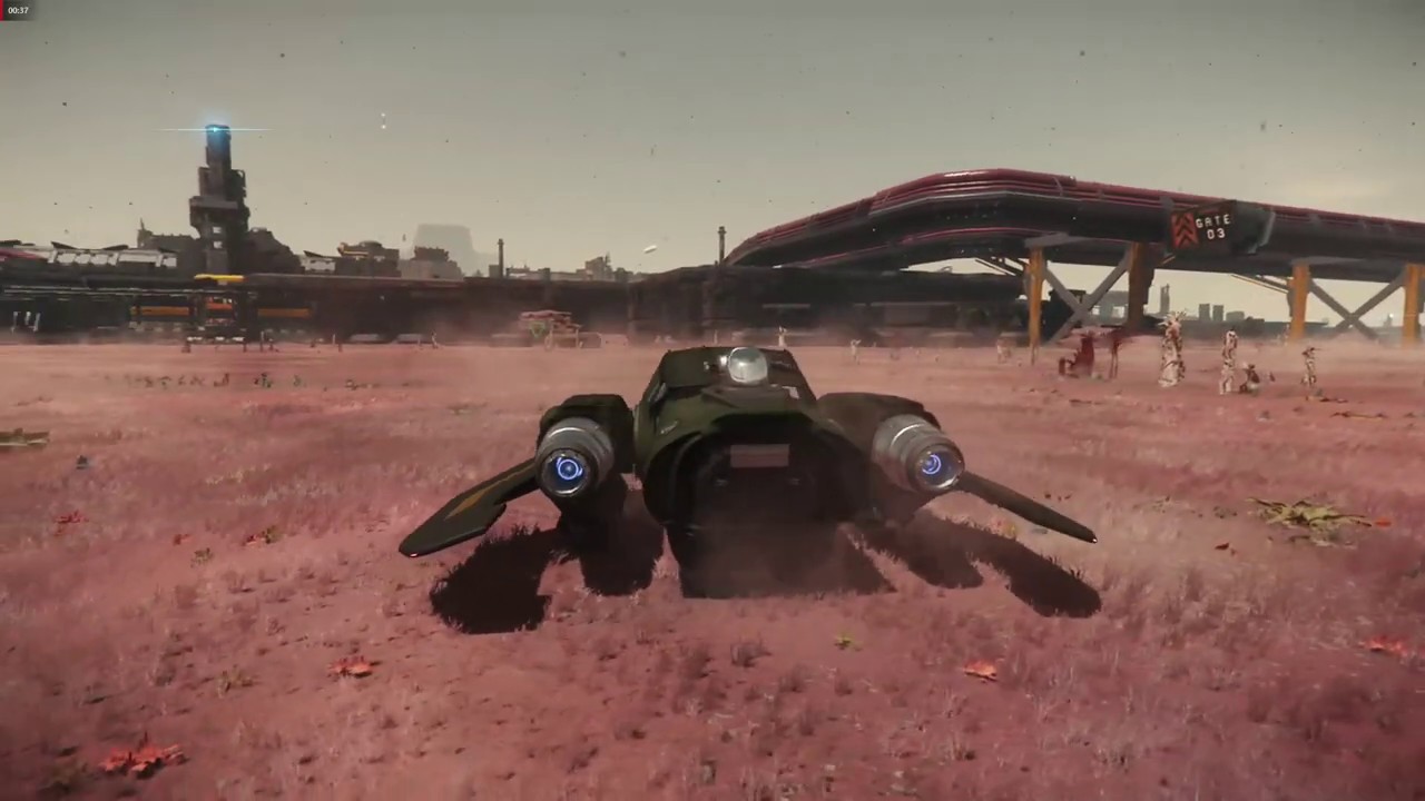 Star Citizen: Landing at City Gate 4 Lorville