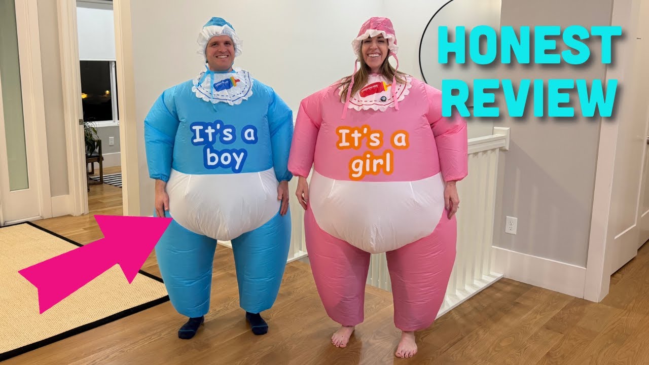 You Won’t Believe This Inflatable Baby at a Gender Reveal! 🎉👶