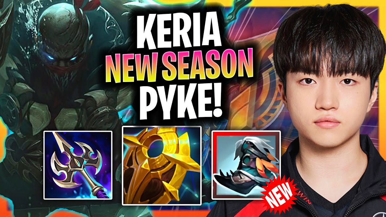 KERIA FIRST GAME WITH PYKE IN NEW NOXUS SEASON! | T1 Keria Plays Pyke Support vs Alistar!