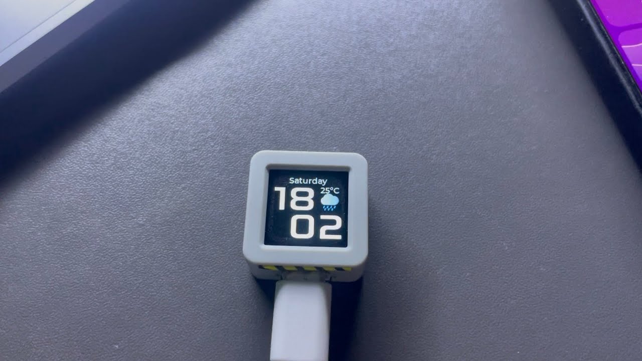 A Tiny Smartwatch with Atom S3R & LVGL – BLE Sync, Weather, Notifications & More!