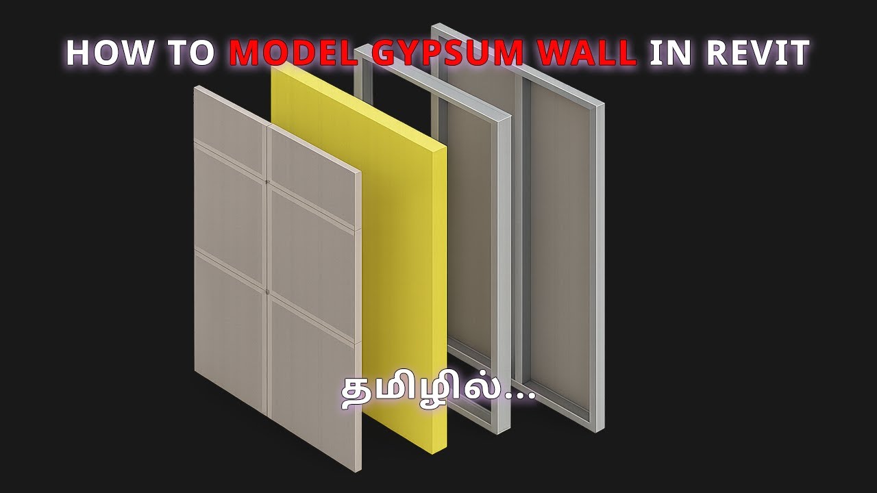 How to Model Gypsum Wall in Revit Simple & Easy