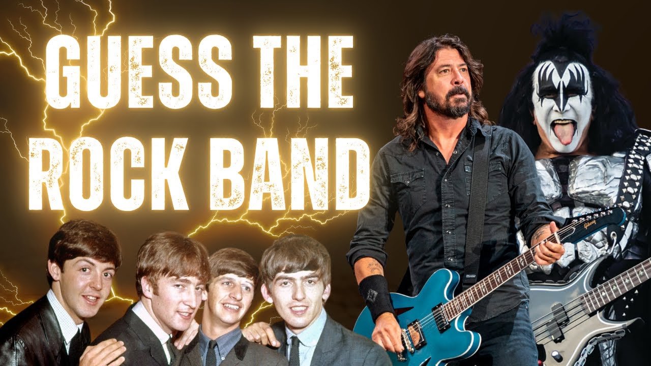 Guess the Rock Band from the Picture -50 Bands Music Quiz 🎸 Test Your Knowledge 🎸60s 70s 80s 90s 00s