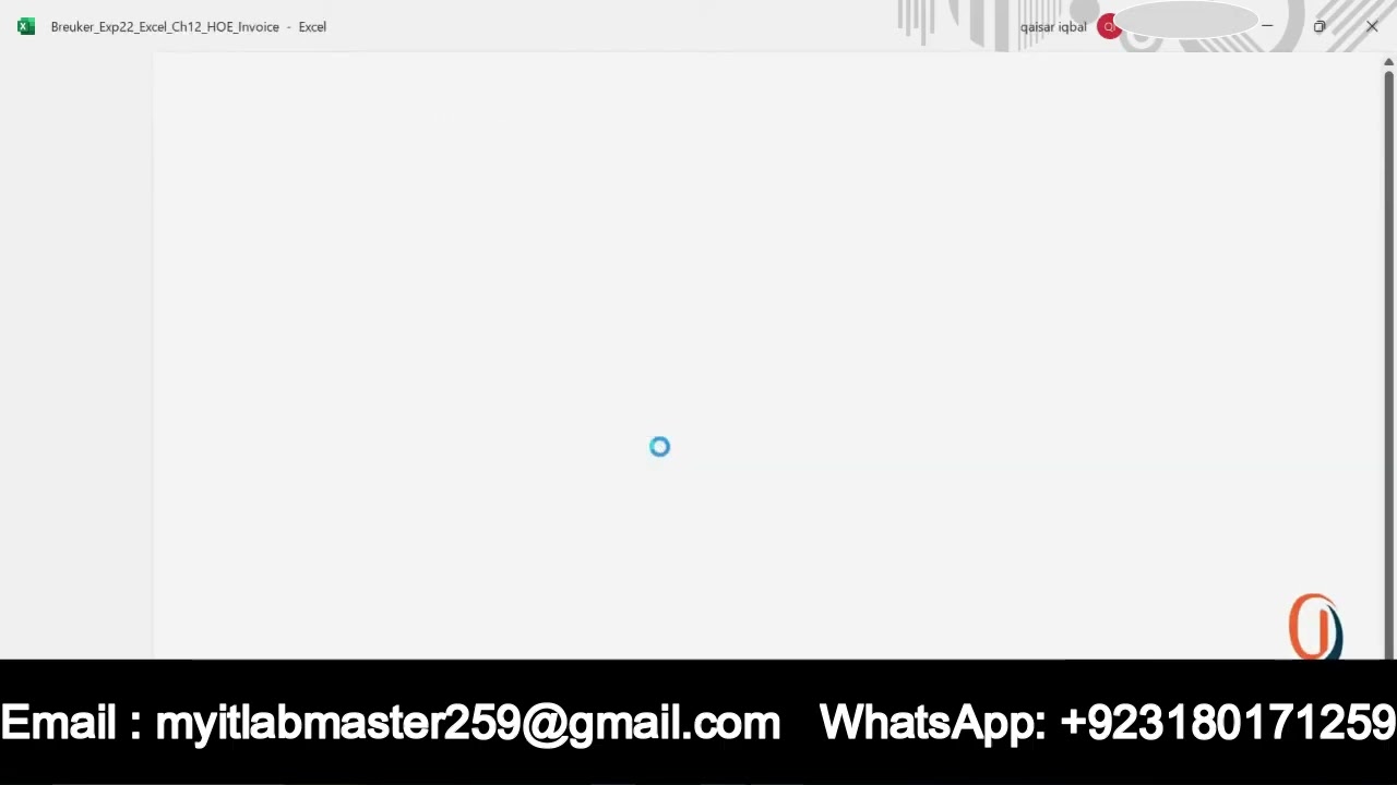 Exp22 Excel Ch12 HOE Invoice