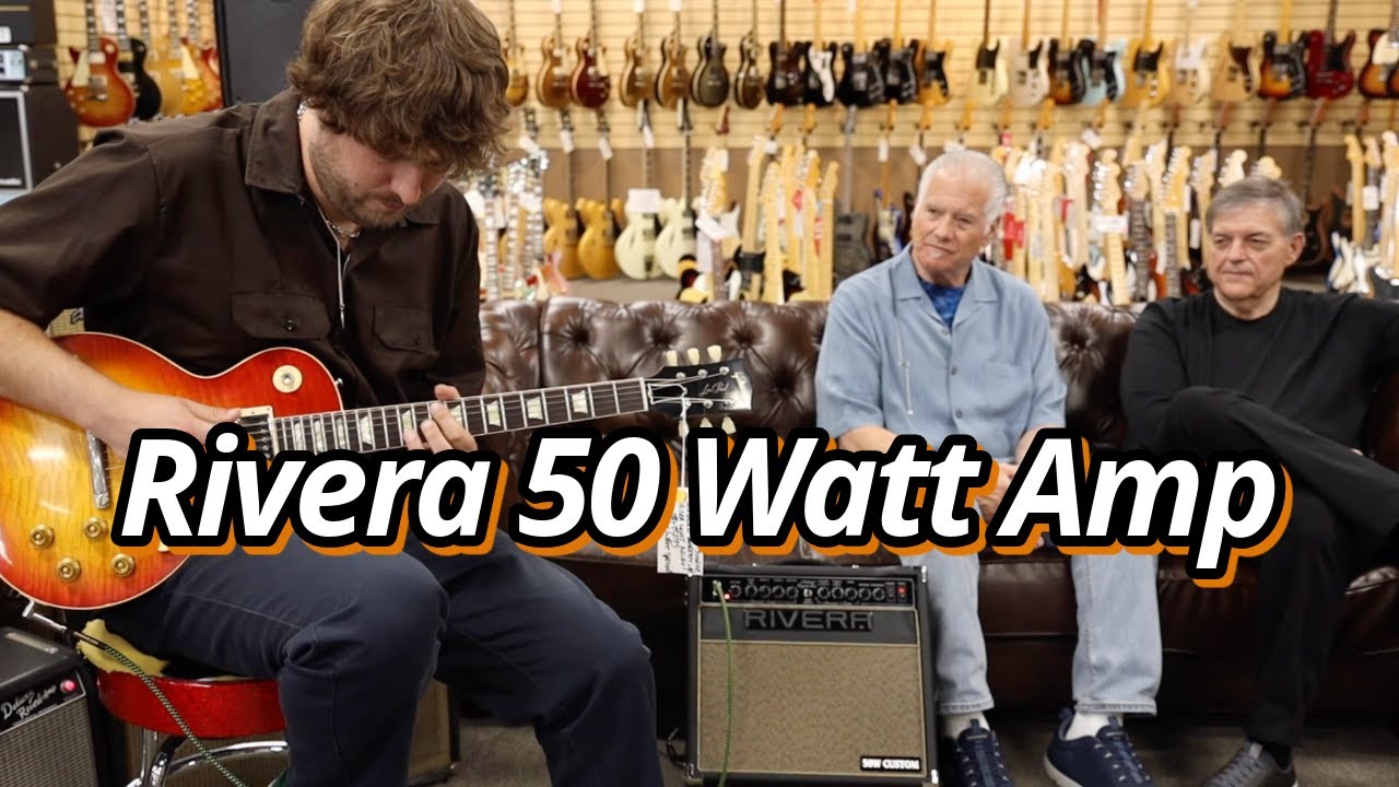 Norm, Michael Lemmo & Bobby - New Rivera 50 Watt Amp
