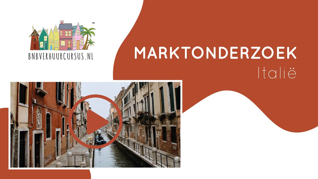 Marktonderzoek Italië BNB (vakantie) verhuur