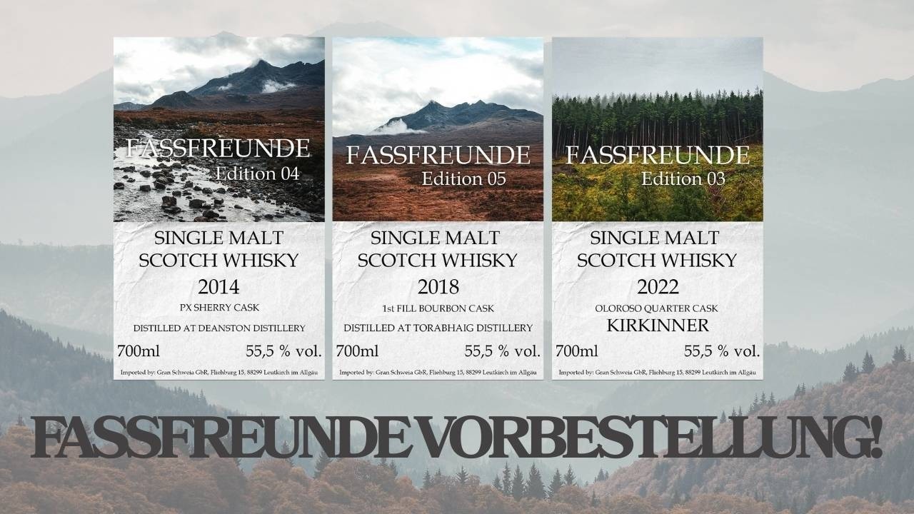 Die neuen Fassfreunde Whiskys sind vorbestellbar!