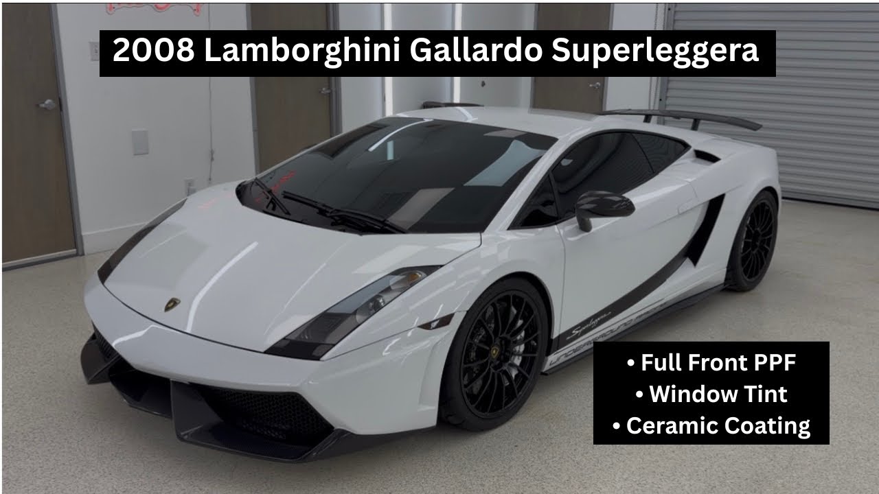 Underground Racing Lamborghini Gallardo Superleggera - PPF, Window Tint, Ceramic Coating