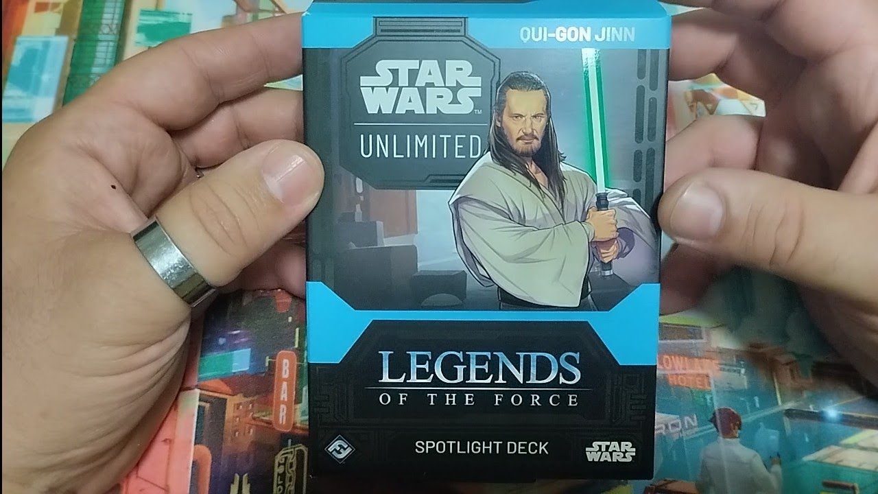 Star Wars Unlimited - Legends Of The Force - Qui-Gon Jinn - Spotlight Deck Unboxing