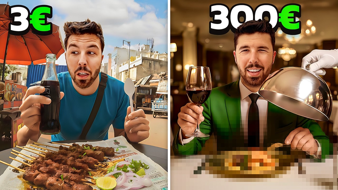 Comida en &Aacute;frica por 3&euro; VS 300&euro;  | Vlog