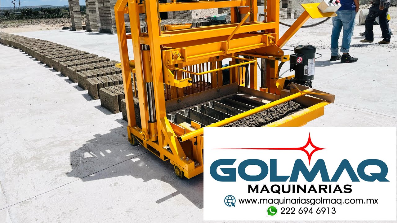 M&aacute;quina Bloquera Ponedora Modelo MP2000