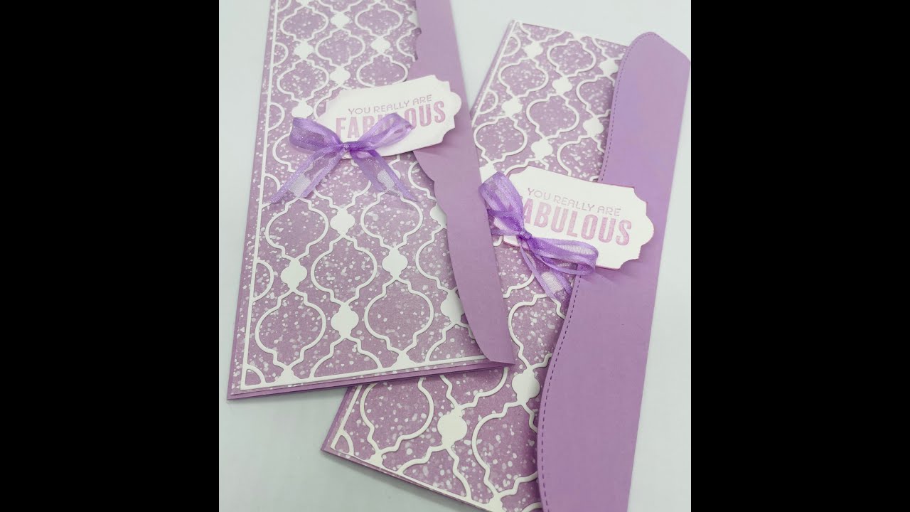 How to make a Slimline Flap Card