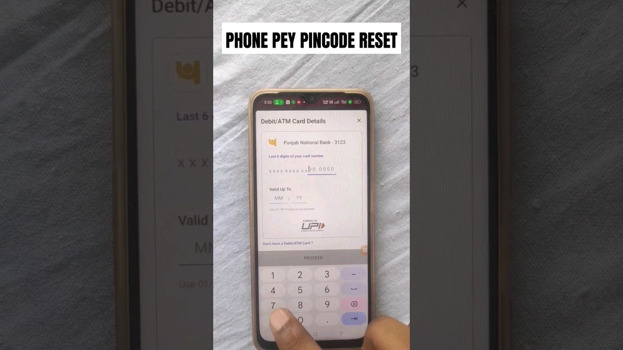 Phonepe  password reset kare mobile phonepe 😱|| #phonepe #smartphone