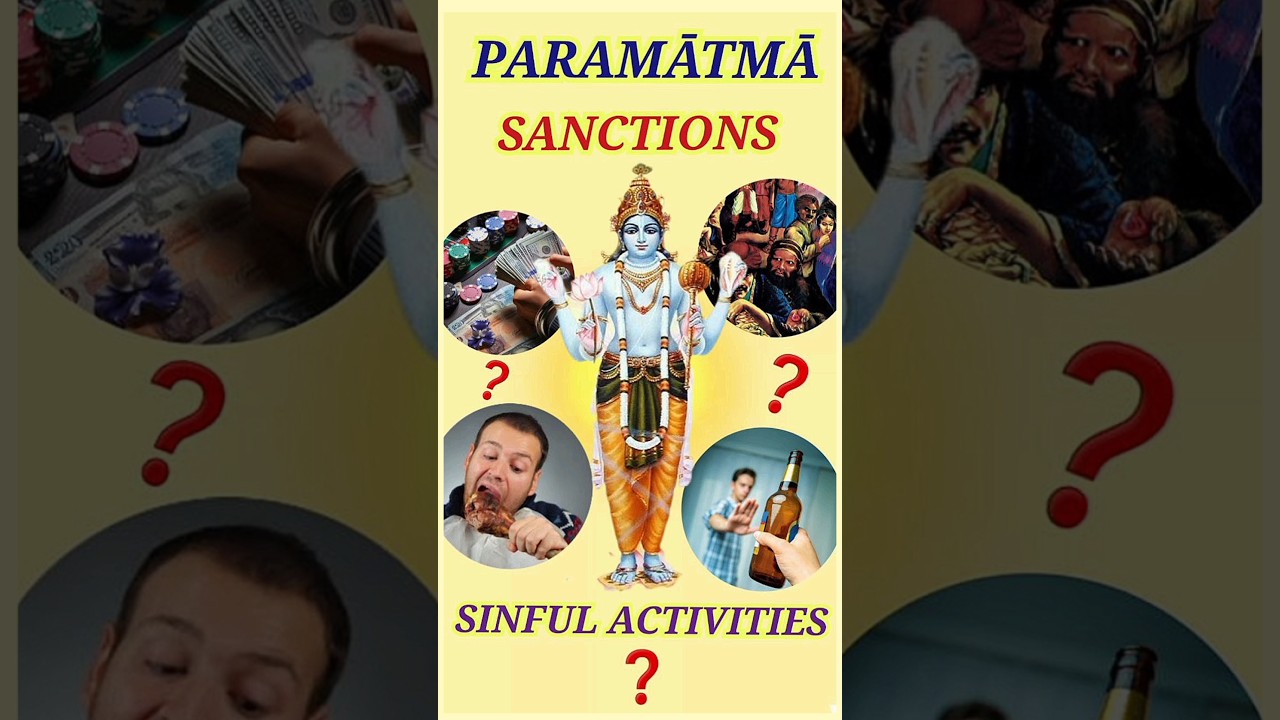 Does Paramatma Sanction Sinful Activities? | Prabhupāda Vāṇī #shorts