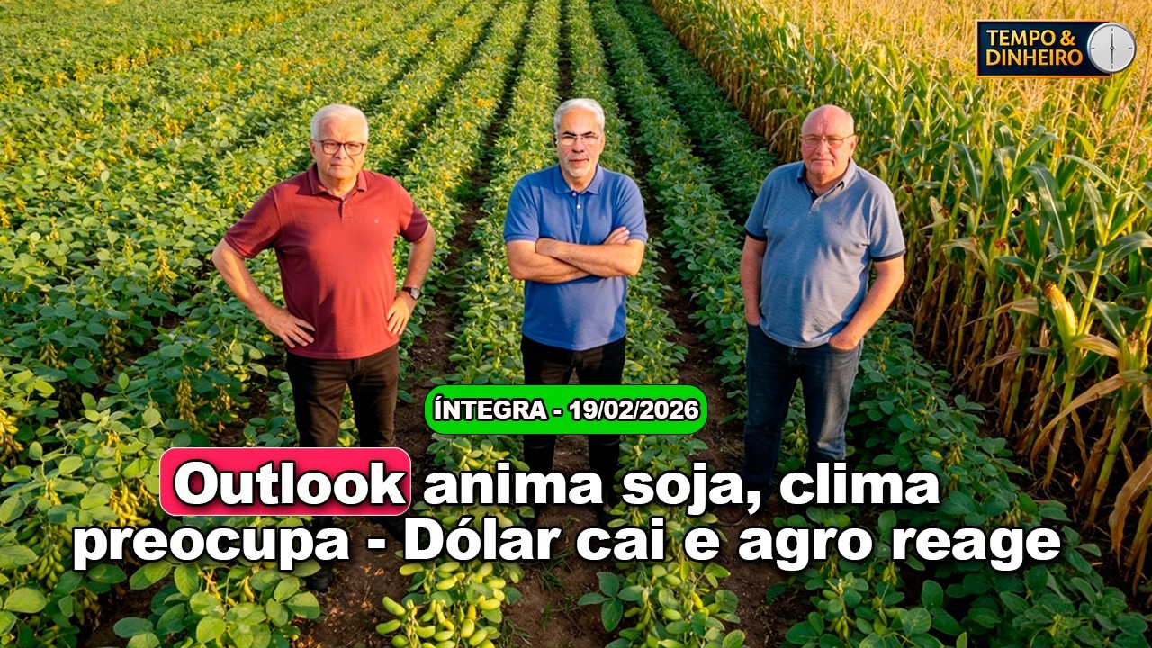 Soja sobe com Outlook Fórum . Café busca direção com clima e dólar em queda. Chuva! Muita chuva