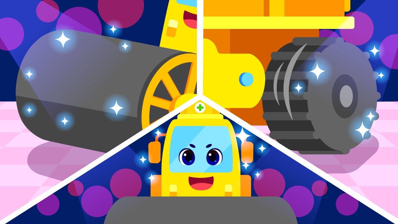 Rolly Rolly Road Roller 🚧 | Nursery Rhymes | Sing Along | Kid's Songs | Lotty Friends