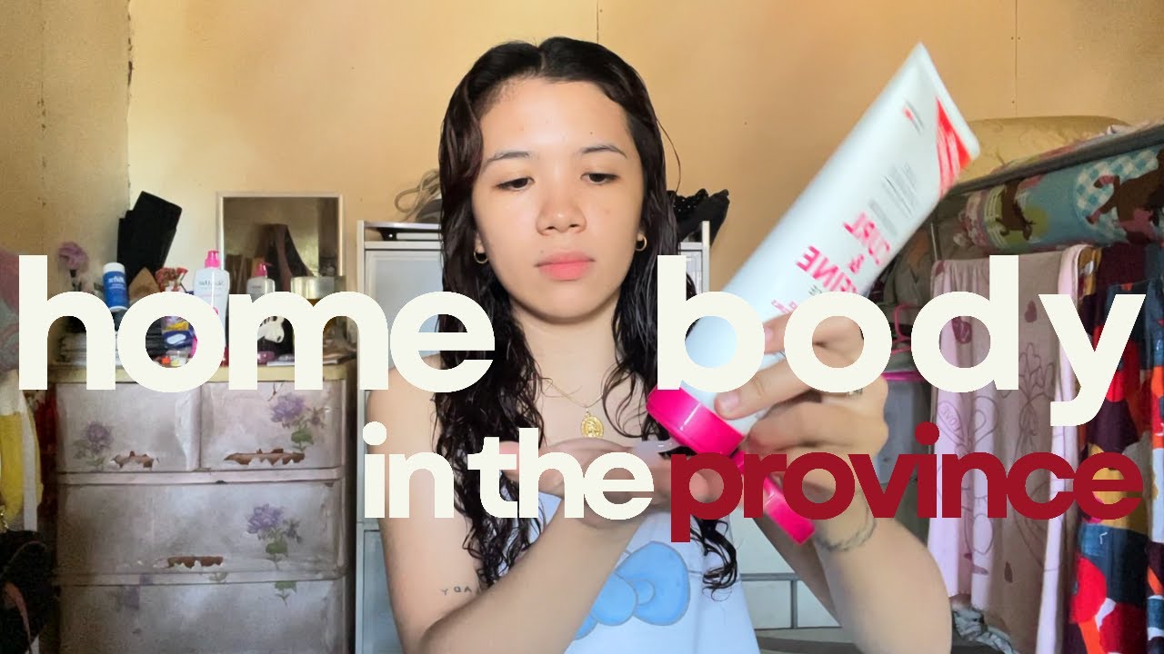 HOMEBODY in the PROVINCE 🏡 curly hair routine, creating a vision board