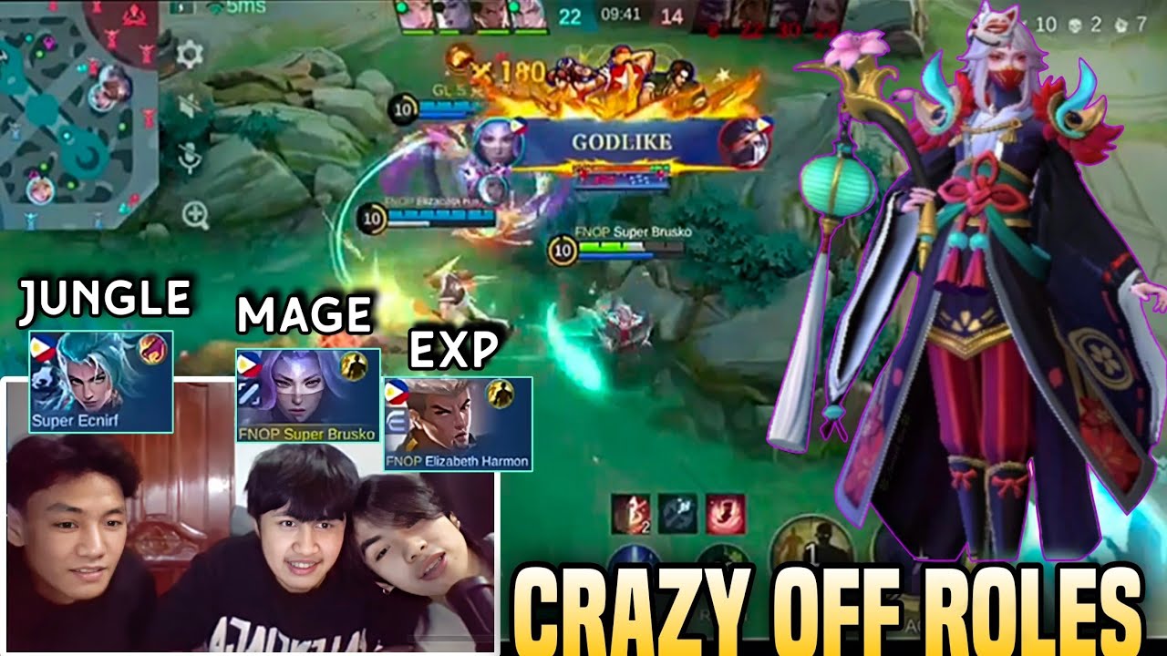 When ONIC K1NGKONG, BRUSKO AND SUPER FRINCE play  OFF ROLES...😱😱😱