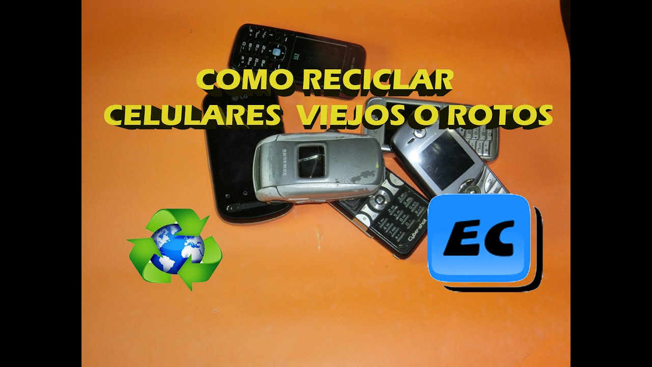 Que podemos hacer con un celular viejo o roto, Reciclado de moviles telefono